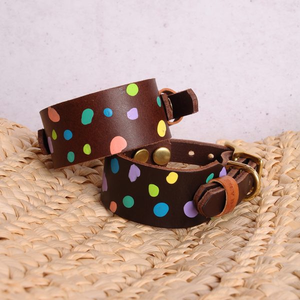 colorful candies greyhound collar