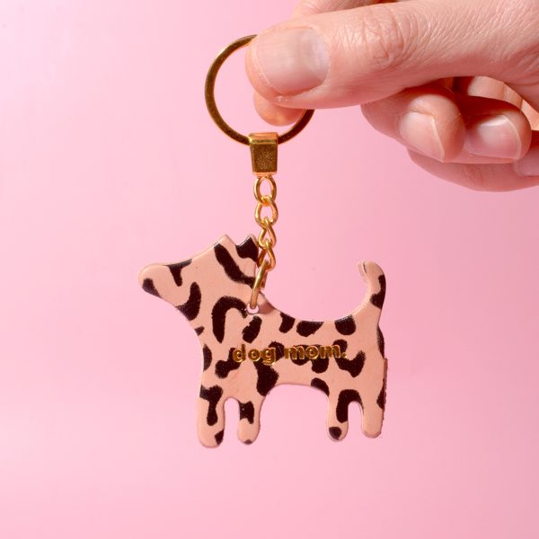 Dog Mom nude leopard (gold)