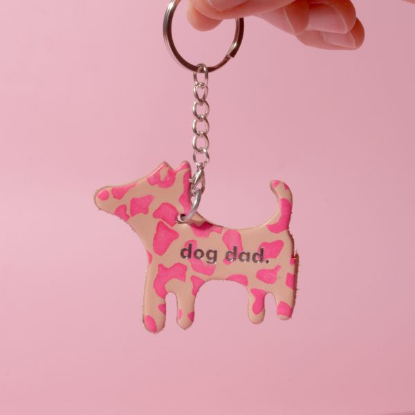 Dog Dad PINK PANTHER (silver)