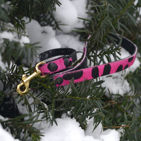 HOT PINK PANTHER leash