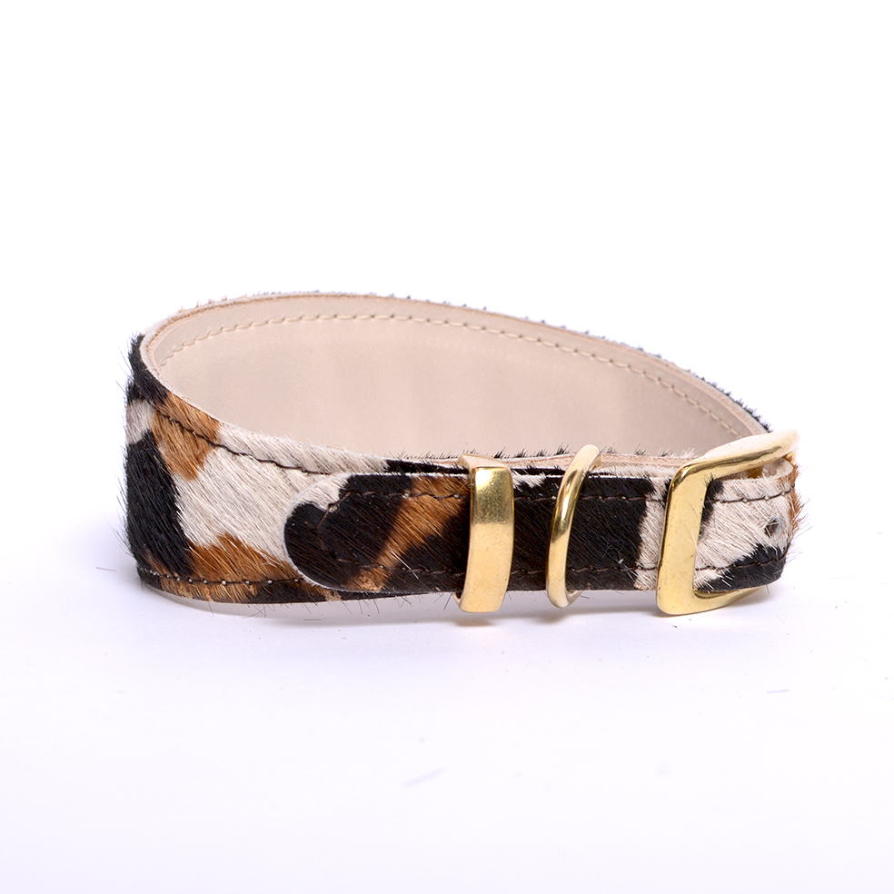 cow print ellipse collar 10